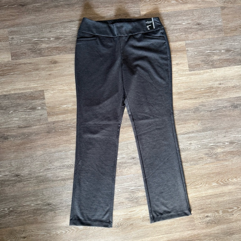 New York & Company Dark Gray Straight Leg Pants